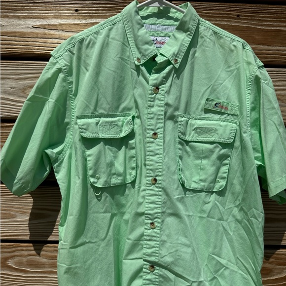Worldwide Sportsman Fishing Shirt- Mint Green - Picture 1 of 6